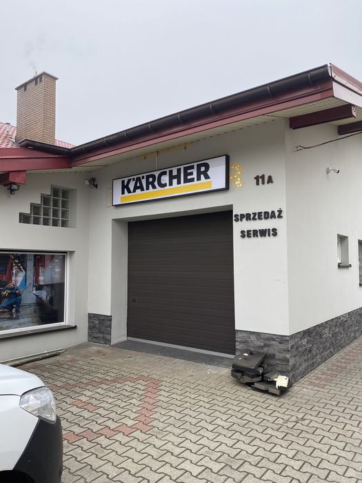 Kaseton szyld reklama Dibond LED 250x50cm PRODUCENT reklamowy szyld