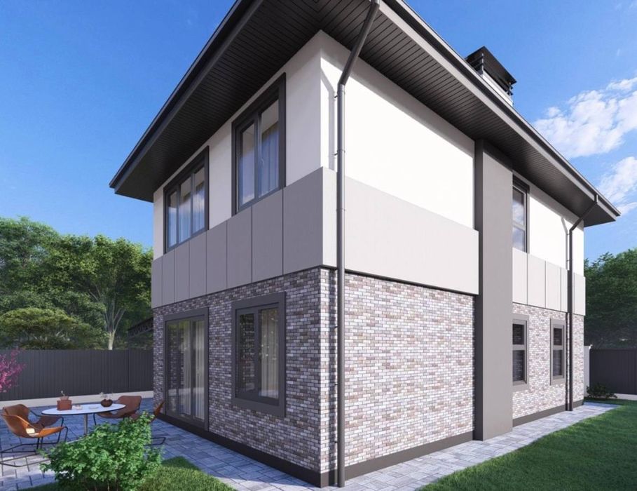 Будинок 124 м² з Газом та центральними комунікаціями | Буча | Сертефікат - ТАК, Автонавіс, Автоматичні ворота