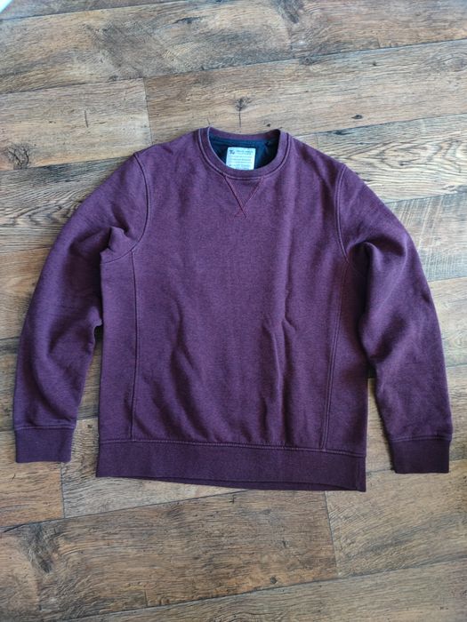 Bordowa bluza męska