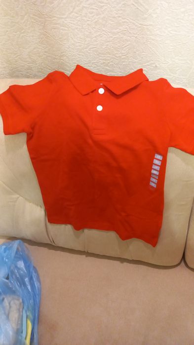 Lacosta поло для мальчика  р4-6, S  100%cotton