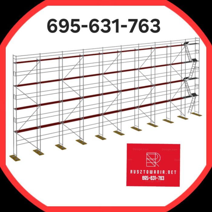 Rusztowanie 315 m2  typ PLETTAC nowe