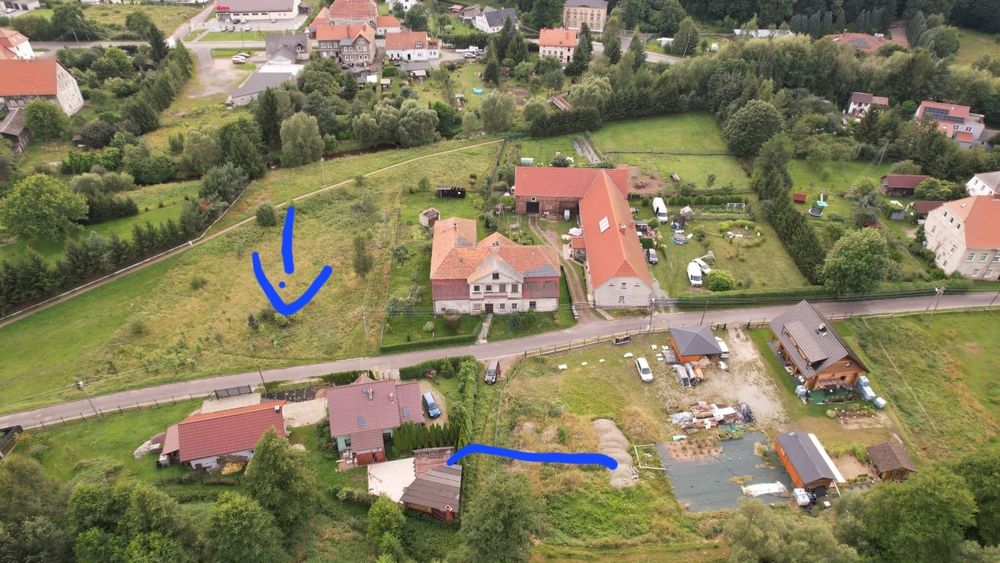 Działki (dwie) Jedlina-Zdrój ok 2200 m² - Widok 3