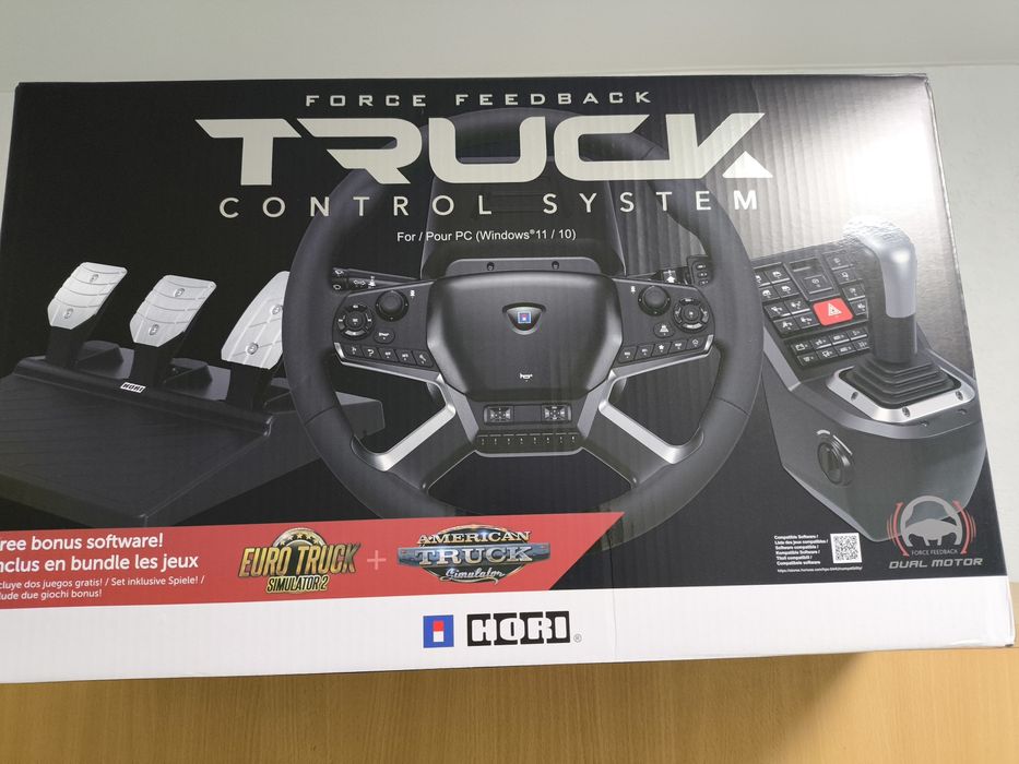 Комплект кермо + педалі Hori Truck Control System with Force Feedback