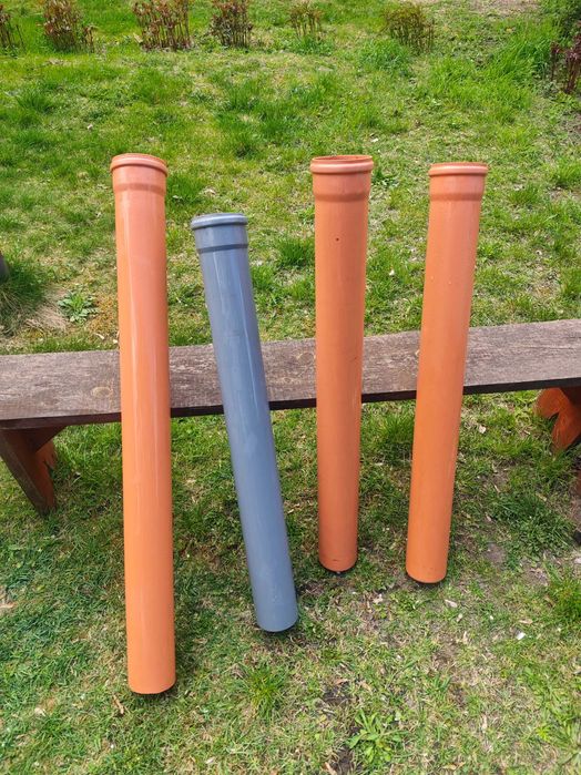 Rury Kanalizacyjne PCV Zewnętrzna KZ 110 x 3,2 1000 mm PVC SN8 1m