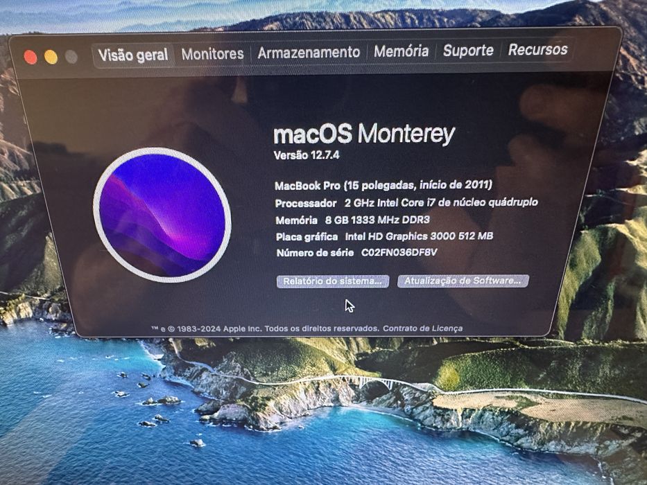Macbook Pro 15”