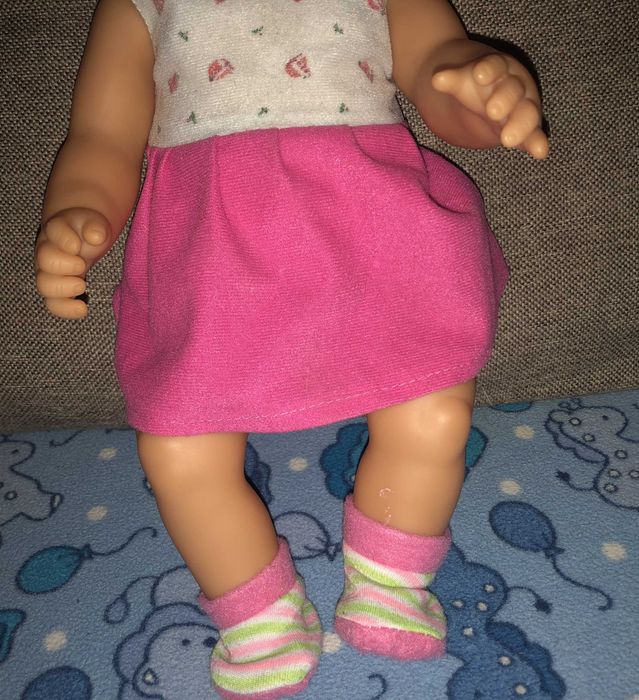 Lalka Bobas na baterie, płacze, sika. 45cm