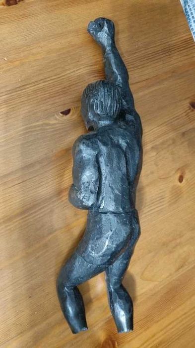 Rzeźba z terenów śląskich, węgiel kamienny, PRL