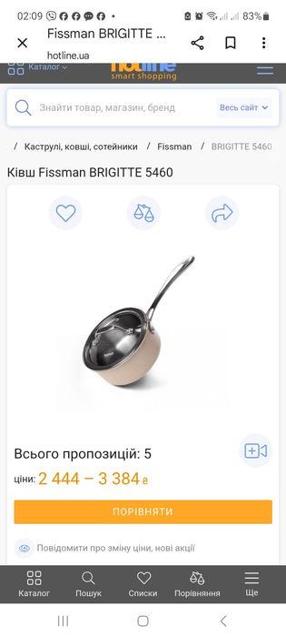 Ковш   нержавейка Fissman