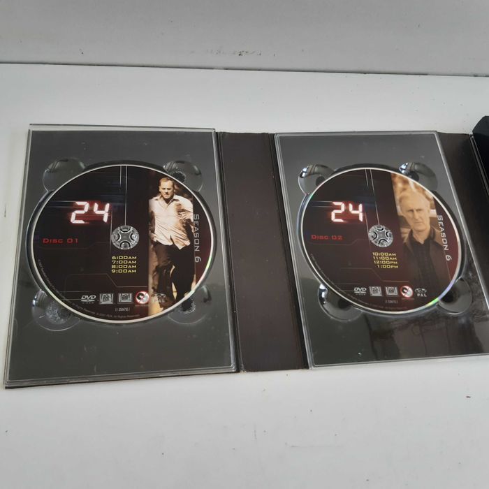 Caixa 7 DVDs - Série 24 - Sexta Temporada Completa