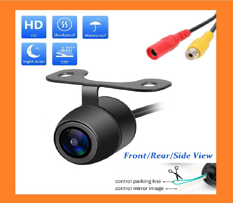 Камера заднього виду для автомобіля Car Cam 185L (1987) Чорна