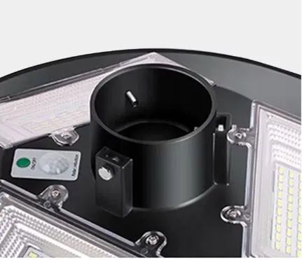 Latarnia ogrodowa lampa solarna na słupek