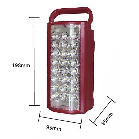 Ліхтар акумуляторний світить 13 годин LED HG2608 павербанк 6000mAh USB