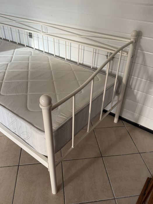Cama de solteiro + colchao JOM euroflex maximo conforto