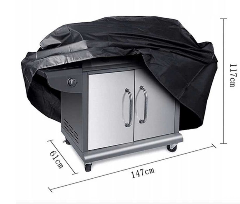 DUŻY POKROWIEC OSŁONA NA GRILL GAZOWY (wodoodporny, uv, plandeka)