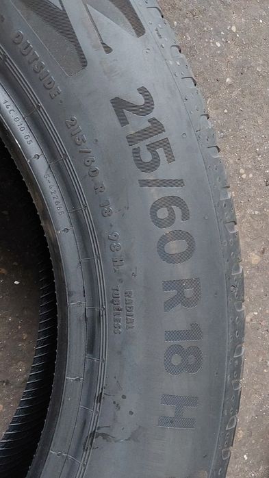 Opony letnie Continental Eco Contact 6 Q  215/60R18 98H  2026 r. Demo