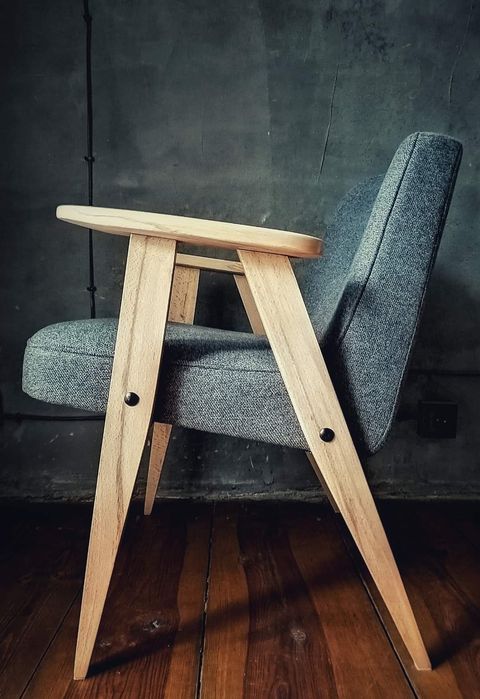 Fotel Chierowski 366 design PRL