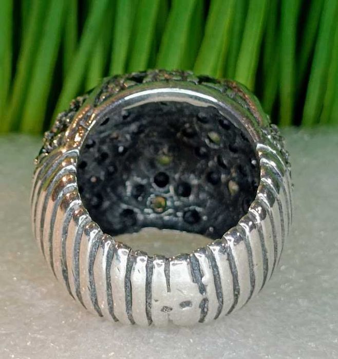 Anel prata de lei com zircónias