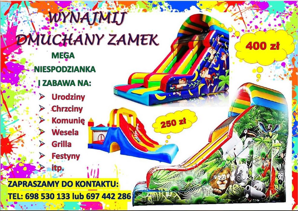 Dmuchaniec wynajem