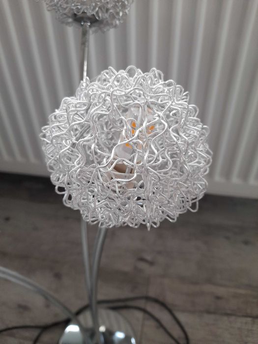 Nowa ozdobna lampa chromowana, piękne kule!
