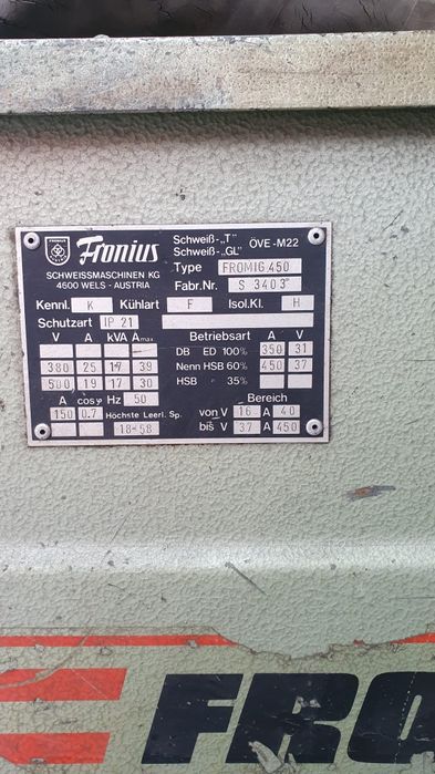 Spawarka Fronius Fromig 450