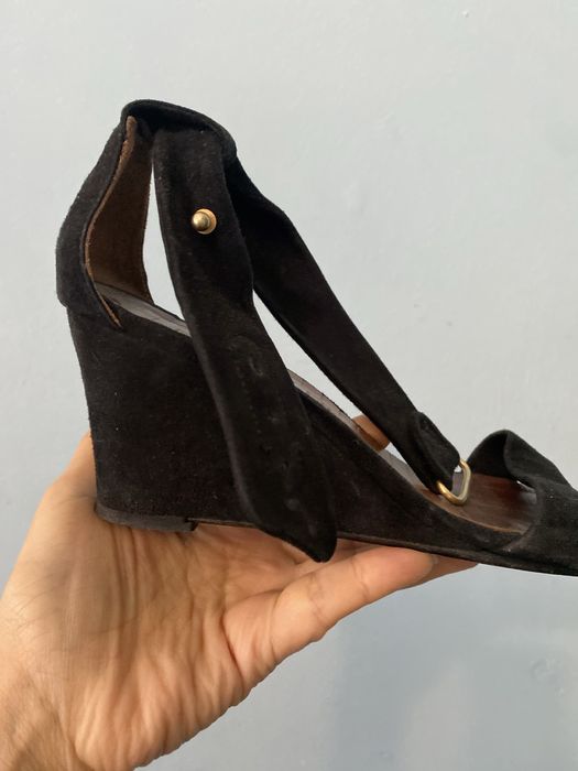 Босоніжки шкіра 38 танкетка CHIE MIHARA зручні легкі стан нових