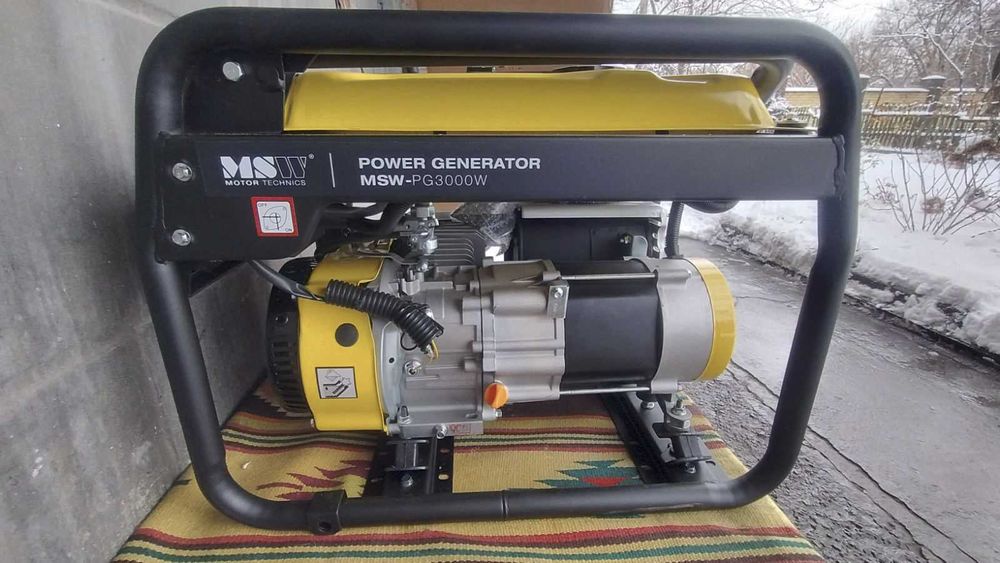 Генератор бензин-газ MSW-PG3000W