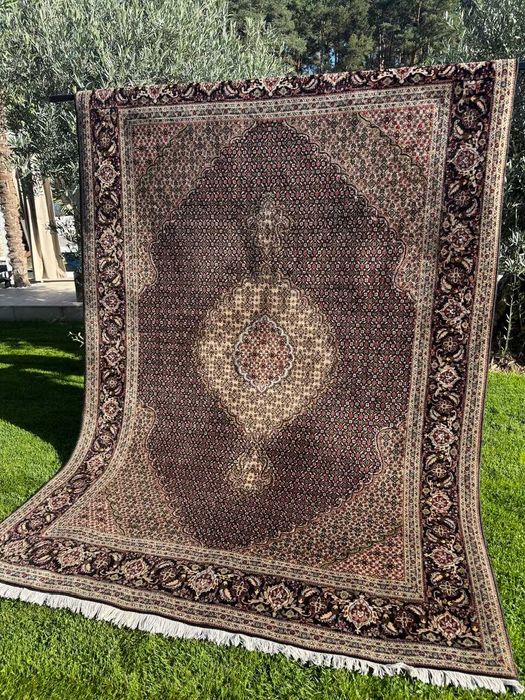 Nowy Kaszmir + Jedwab R. Tkany Dywan Perski Tabriz 300x210 gal. 27 tyś