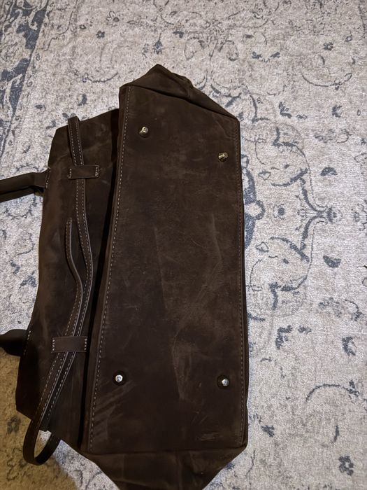 Torebka zamsz kolor czekolada