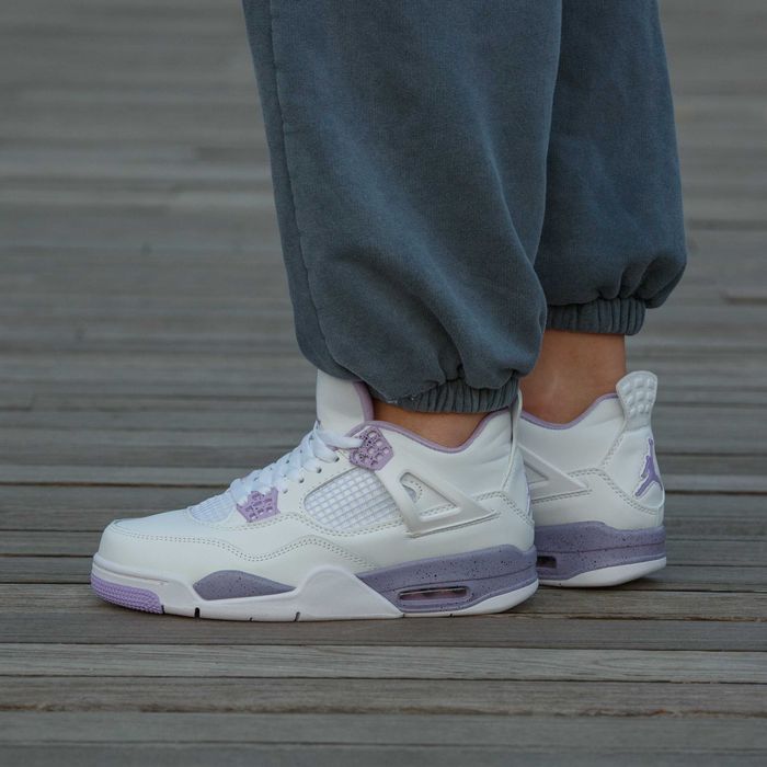 Кросівки Nike Air Jordan Retro 4  White Rose (кроссовки женские Джордан 4 ) кросівки жіночі джордан 4 кроссовки jordan 4 женские