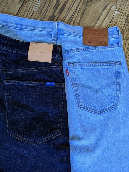 Джинси Levi's 501 premium, GANT.