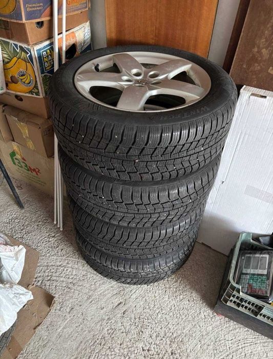 215 55 17 резина диски колеса зима Пежо ситроен рено форд вольво