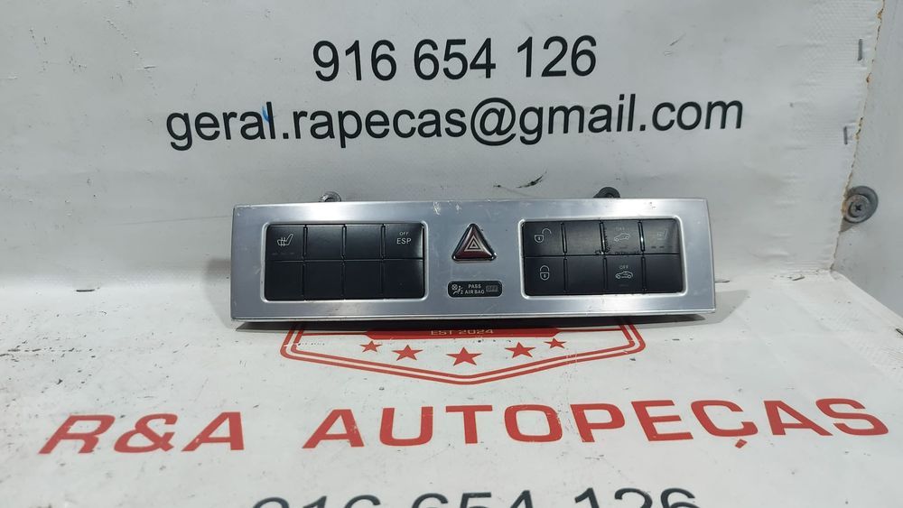 Comutador Central de Comandos 4 Piscas ESP Trancar Destrancar Portas