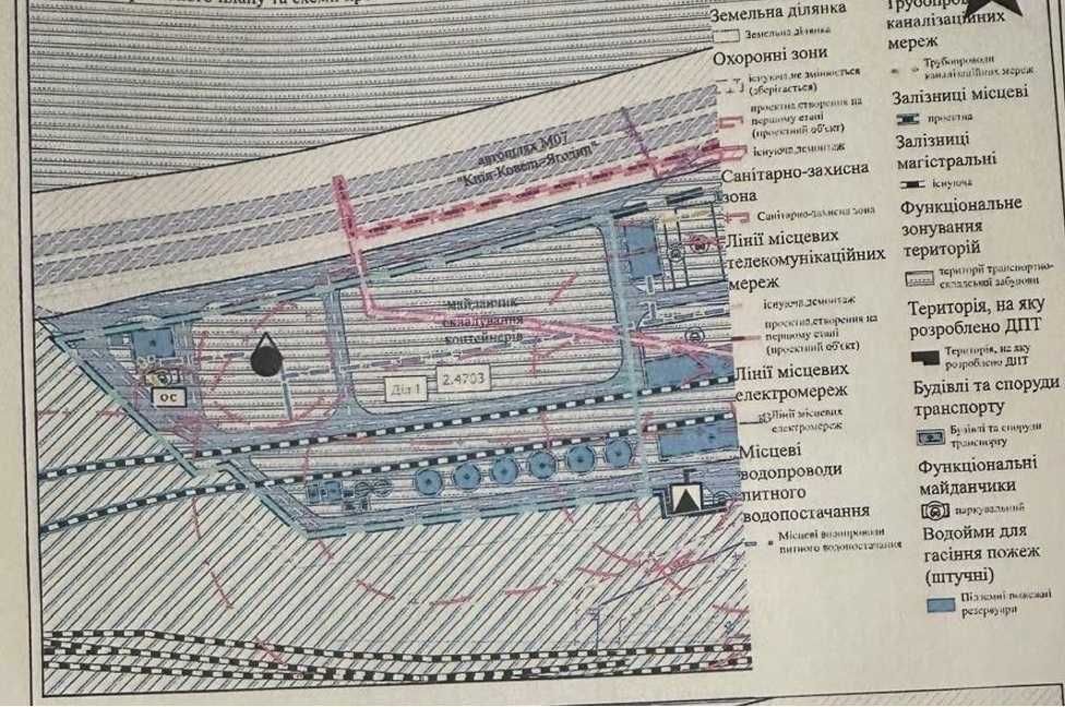 Продаж фасадної земельної ділянки комерційного призначення в с. Римачі, площа 2.4703 Га