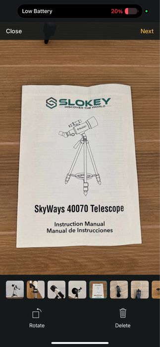 Skyways 40070 Telescope NEW