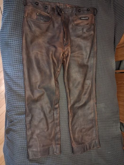 Мотоштани з натуральної шкіри Веlo, розмір XXL