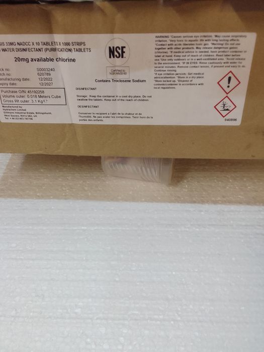 Таблетки для воды oasis 10 таб стоит 10 грн.