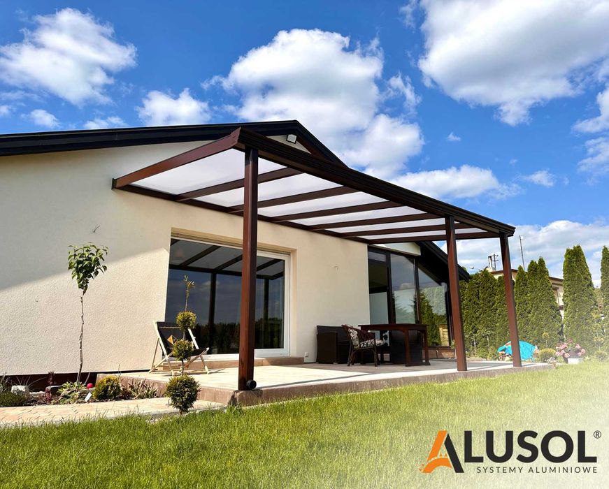 Weranda Zadaszenie Tarasu Aluminium Na Wymiar Wysoka Jakość - HIT