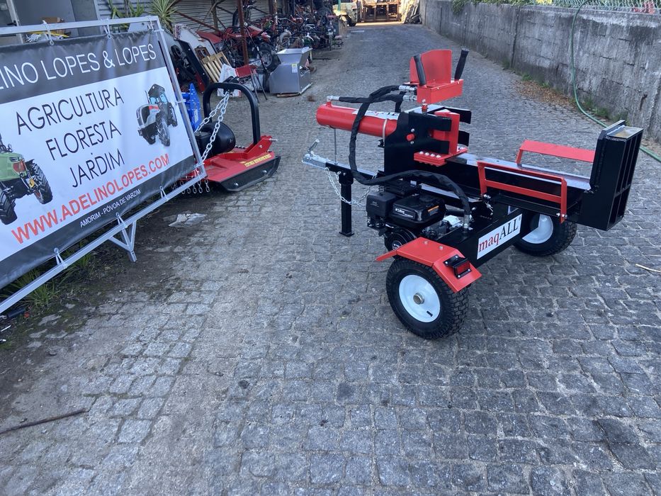 Rachador de lenha a gasolina 27ton vertical horizontal