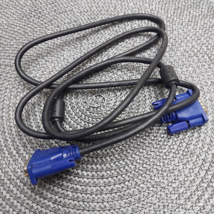 Кабель VGA to VGA 1,5 м для монитора компьютера