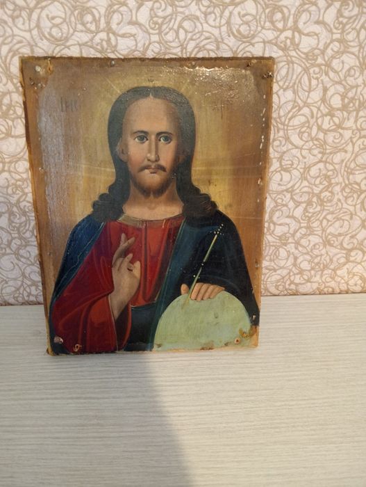 Икона Иисус Христос старая
