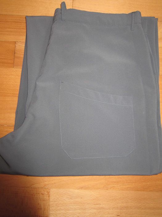 Calças Sra Desportivas Cinz Fecho+Mola c/ Bolsos+presilhas cinta L Usa