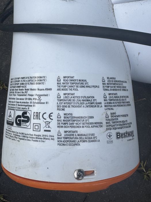 Pompa do basenu Bestway skimer