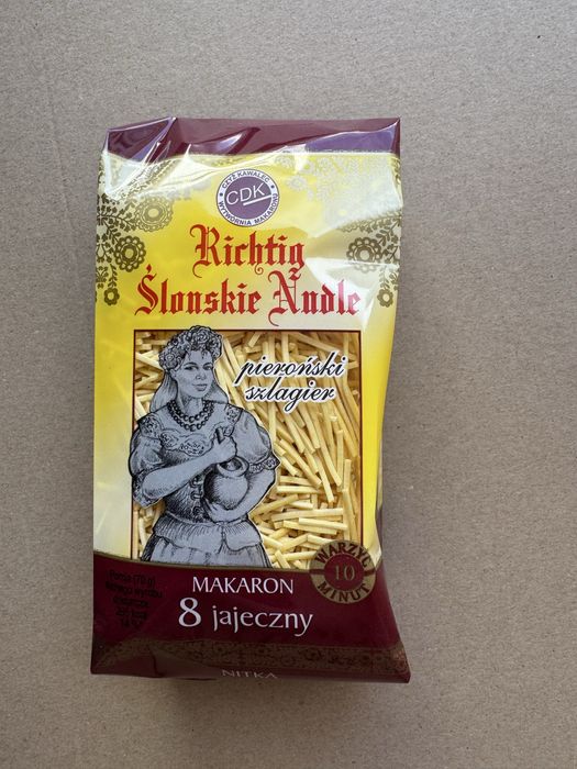 Makaron śląskie nudle 8 jajeczny