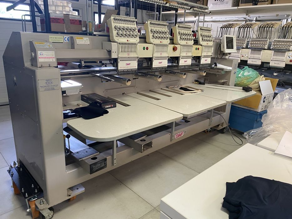 Hafciarka komputerowa SWF K-UH1204-45 gotowa do pracy. Stan BDB