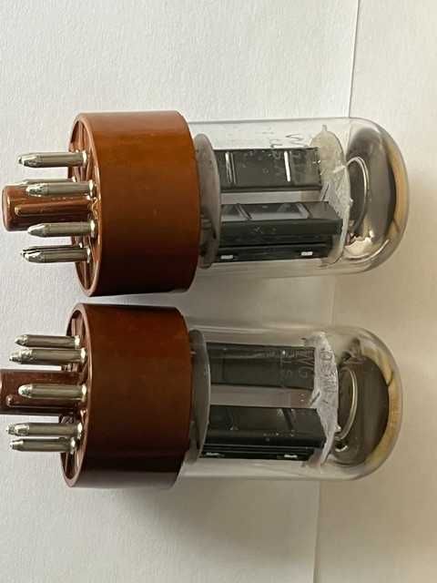 6SN7 WGTA NOS NIB Sylvania dobrana para 1966 Best lampy elektronowe !