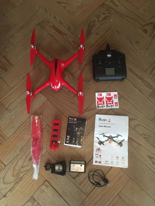 Drone MJX Bugs 2 B2W com GPS e Câmara Full HD 1080p - Impecável!