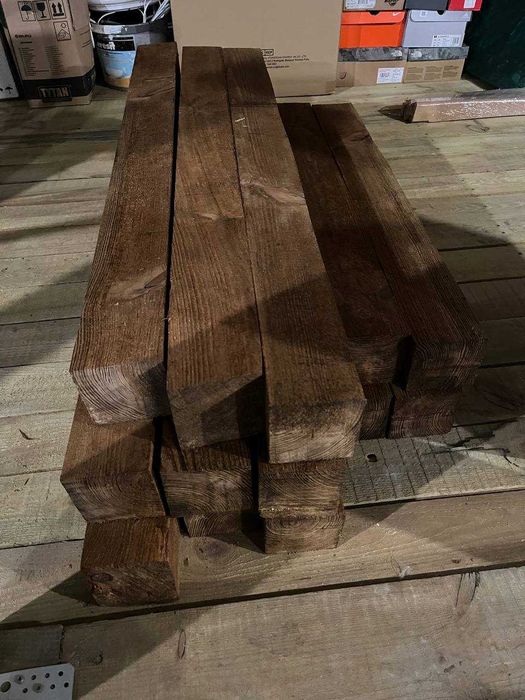 Сосновый брус 100 х 100 обработка отработкой, самовывоз 10 см х 10 см