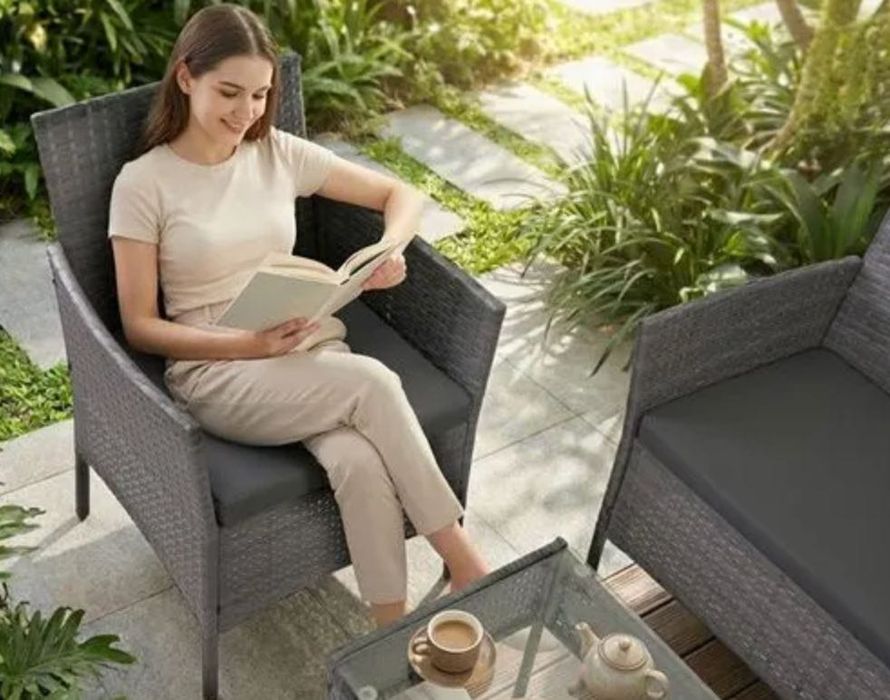 Meble Ogrodowe Zestaw Mebli Ogrodowych Technorattan Taras Stolik Sofa