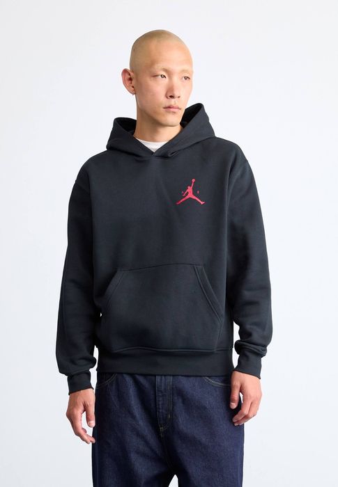 Оригінальне худі  Jordan jumpman  - Kapuzenpullover - black/gym red | FV8624-010