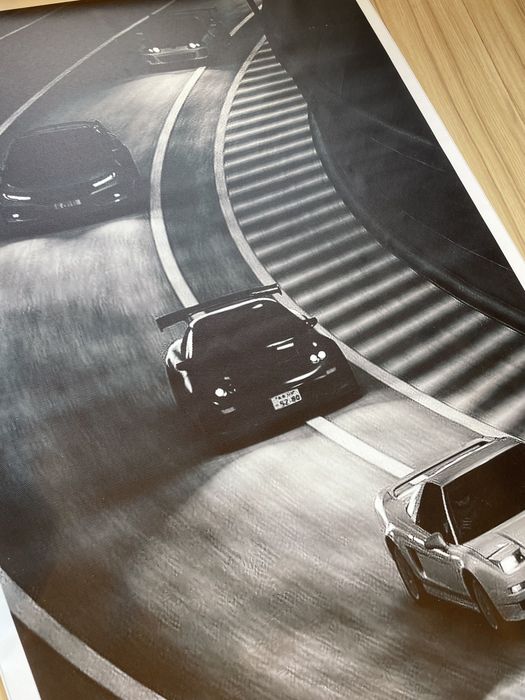 Plakat samochodowy / wydruk na płótnie / 50cm x 70cm / nowy